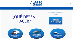 Desktop Screenshot of hbagenciasaduanales.com