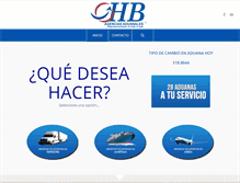 Tablet Screenshot of hbagenciasaduanales.com